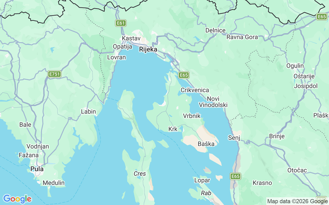 De locatie van Motorboot: Malinska, 51511