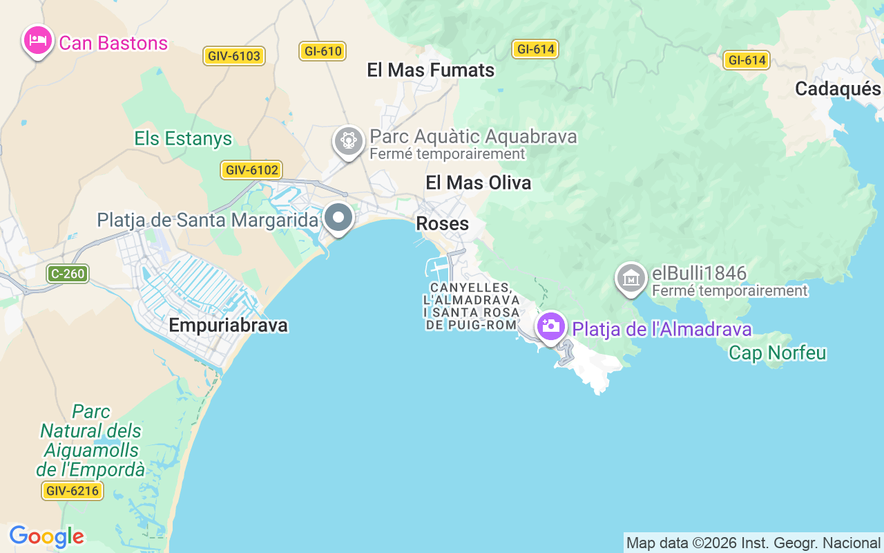 Emplacement du Bateau sans permis: Puerto De Roses, Roses