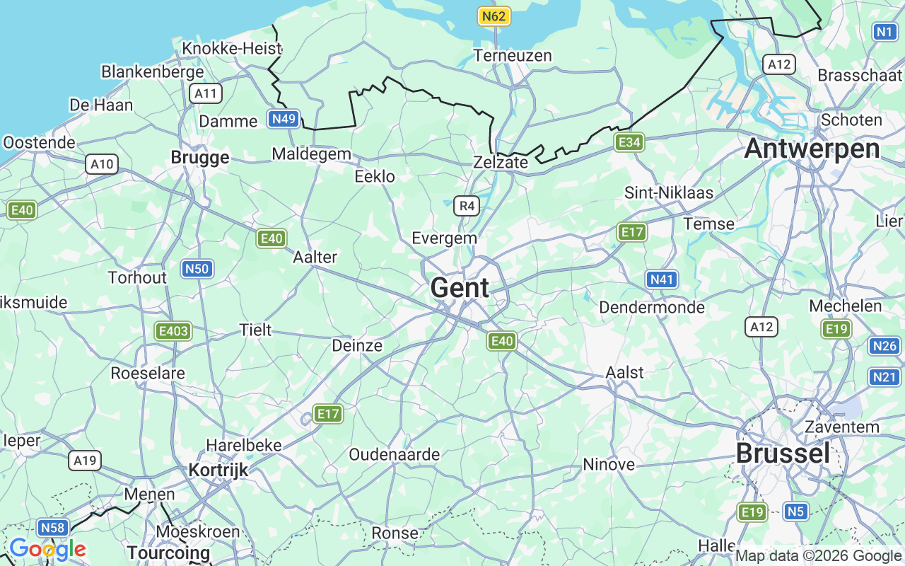 De locatie van Motorboot: Gent, Gent
