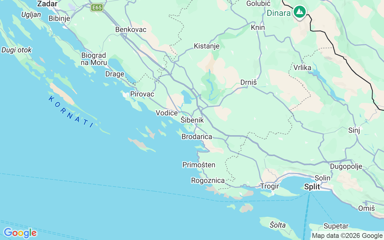Emplacement du Voilier: Šibenik, Croatie
