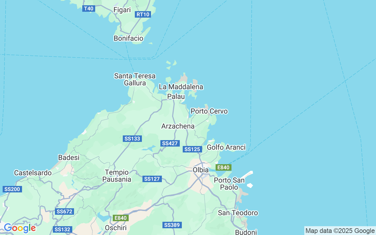 Plats för Katamaran: 07021 Cannigione, Italien