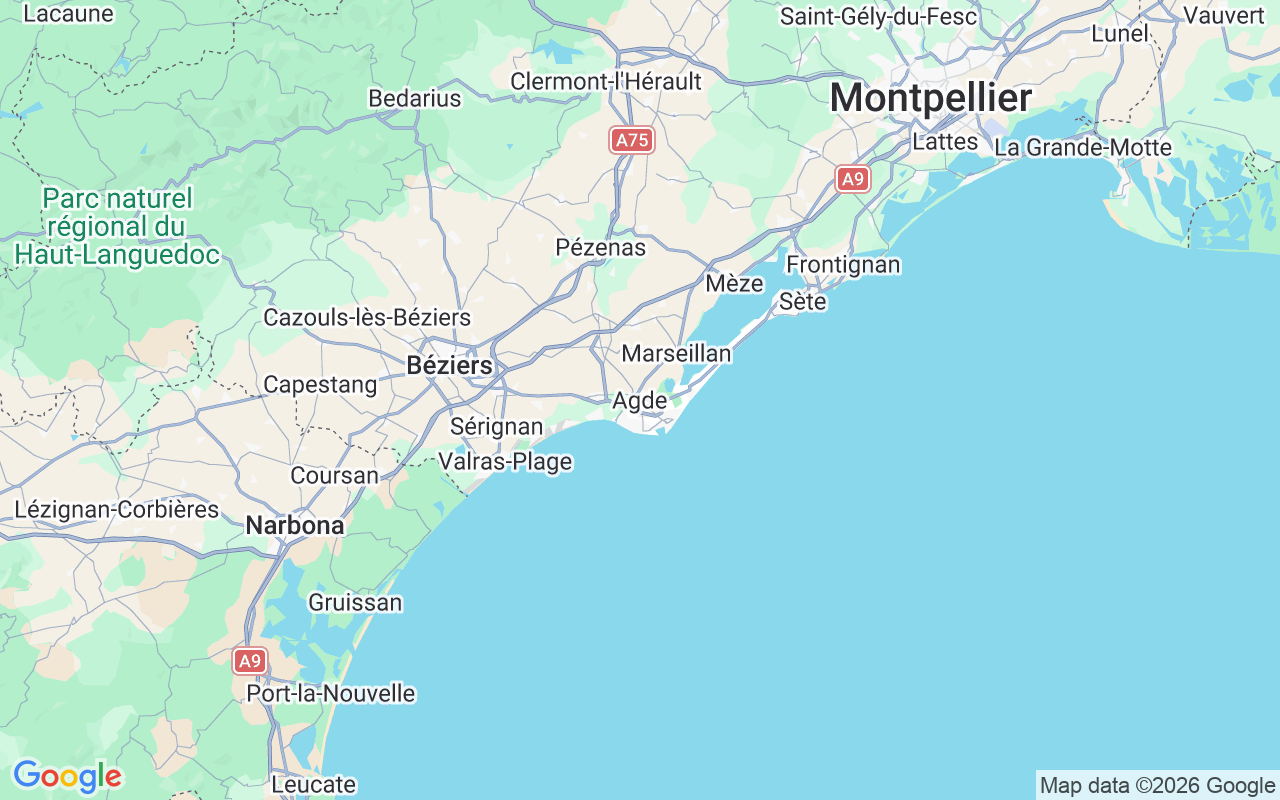 Localização do(a) Casa Flutuante: 34300 Agde, França