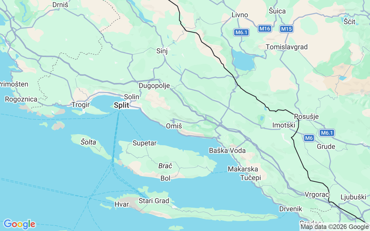 Location of the RIB: Grad Omiš, Croatia