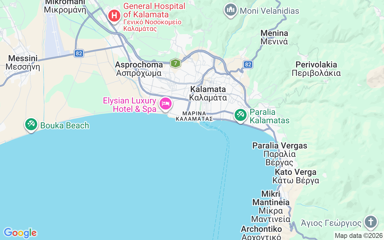 Location of the Catamaran: Kalamata Marina, Kalamata 241 00