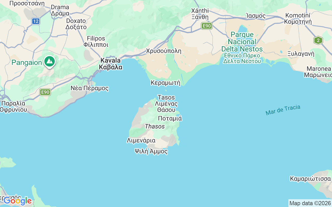 Ubicación Lancha: Limenas, Tasos 640 04