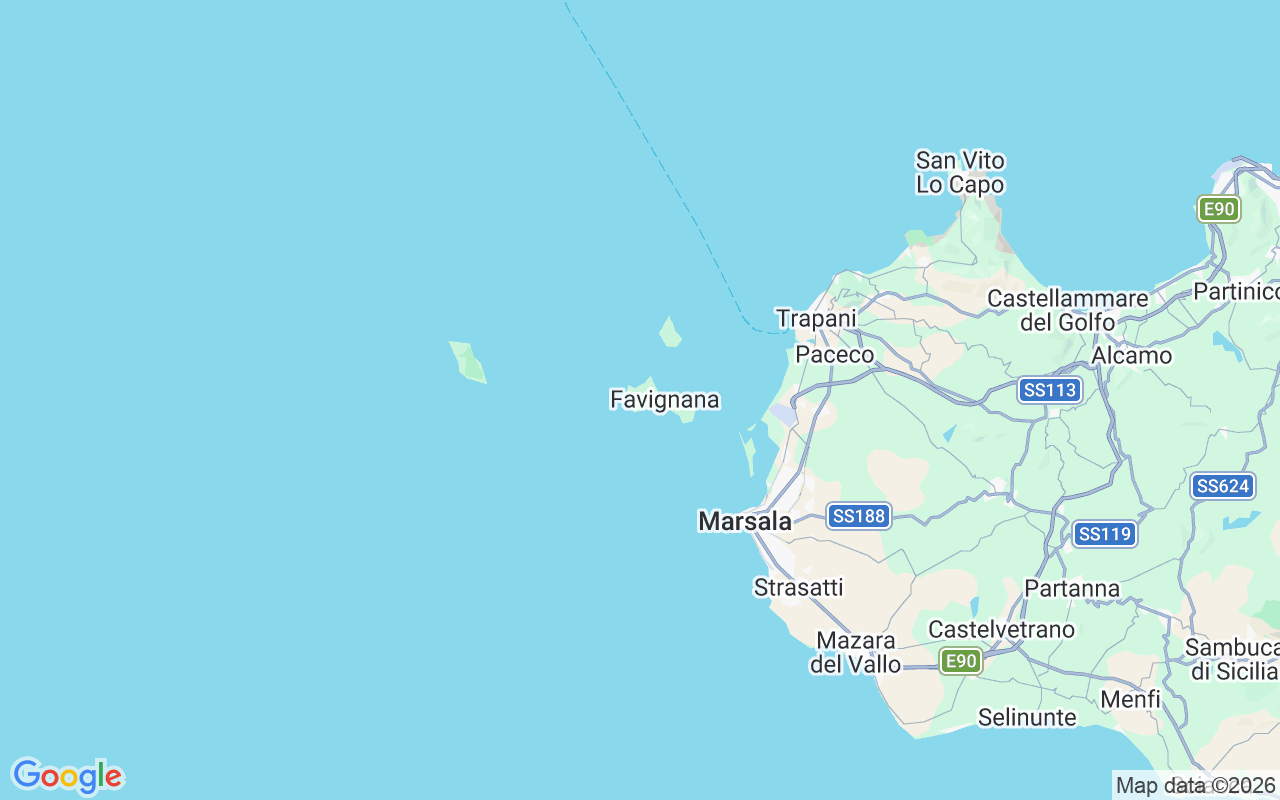 De locatie van RIB: Marina Di Favignana: Pontile La Plaia, Favignana