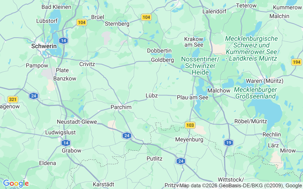 Liegeplatz Hausboot: Lübz, Deutschland