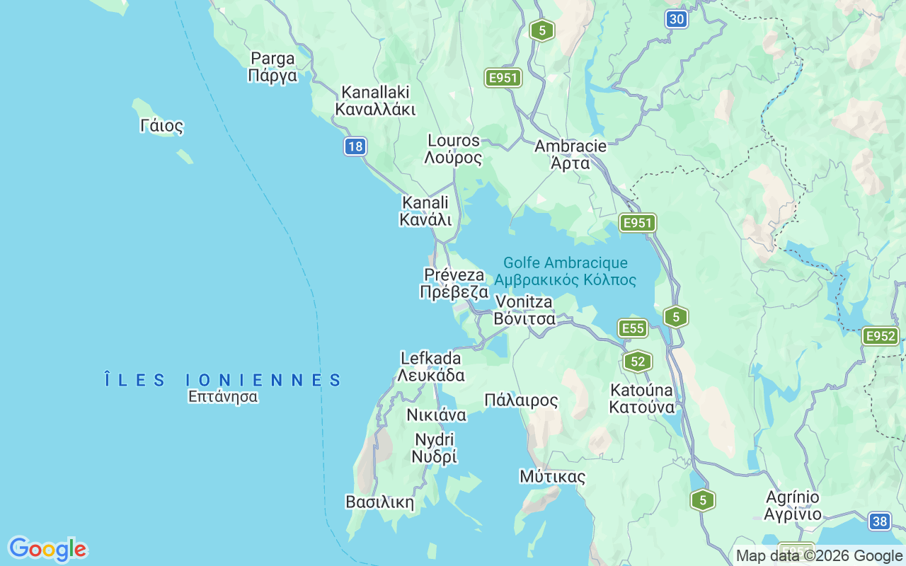 Emplacement du Catamaran: Préveza, Grèce