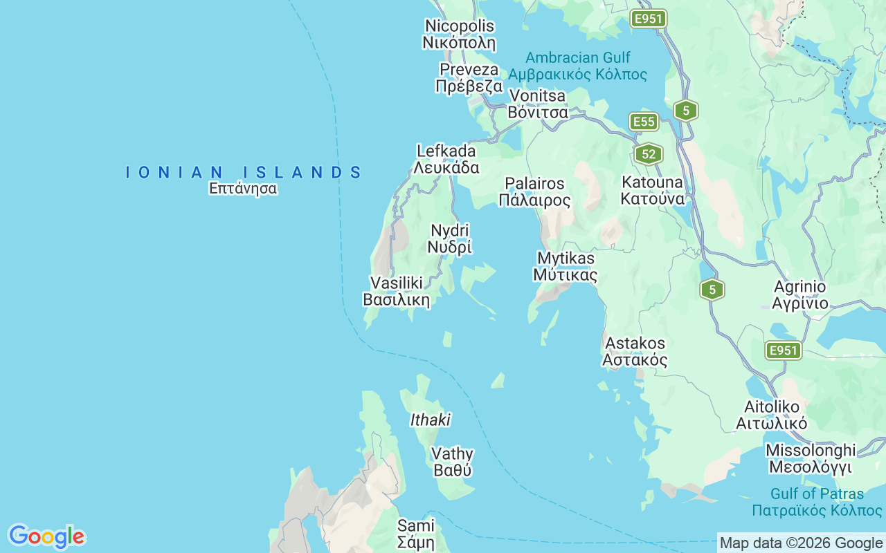 Location of the RIB: Spartochori, Meganisi