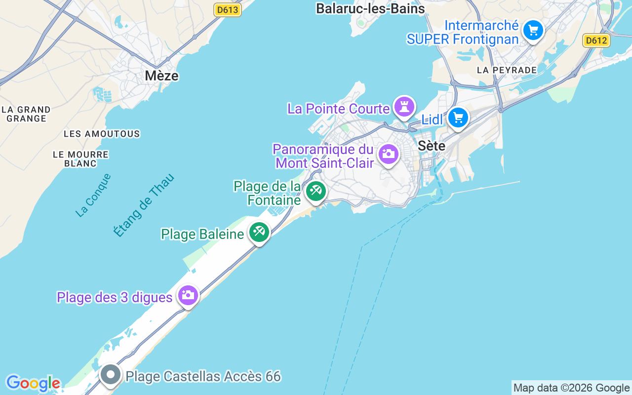 Emplacement du Bateau sans permis : Port Saint-Clair, 34200 Sète