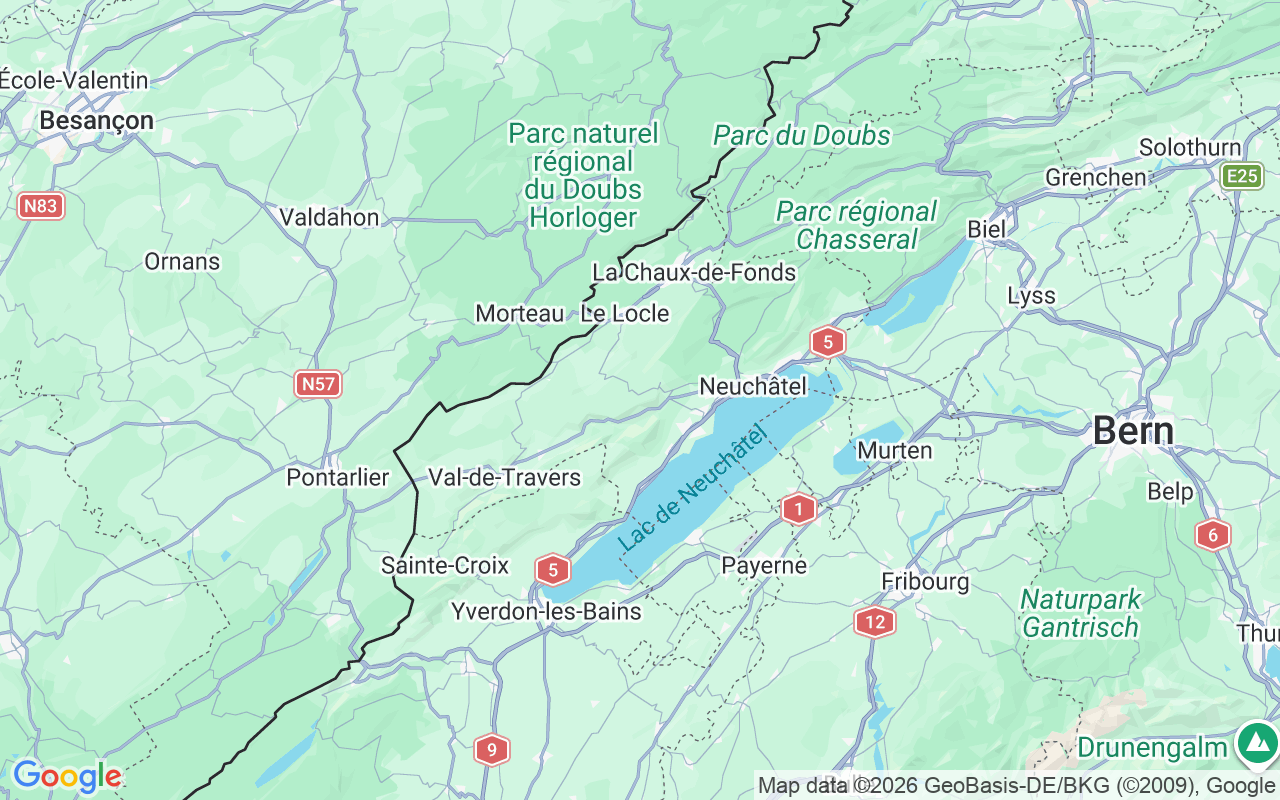 Plats för Segelbåt: Auvernier, Neuchâtel