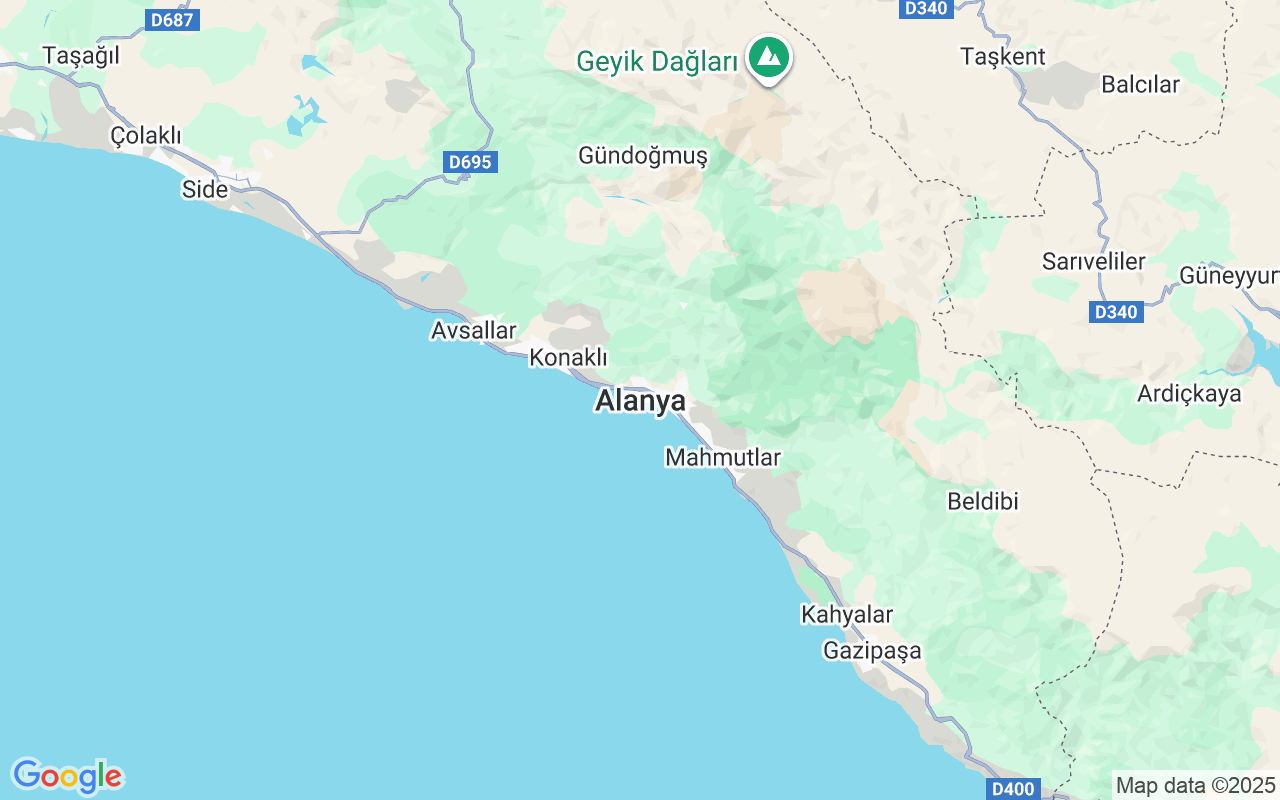 De locatie van Gulet: Alanya Marina, Alanya