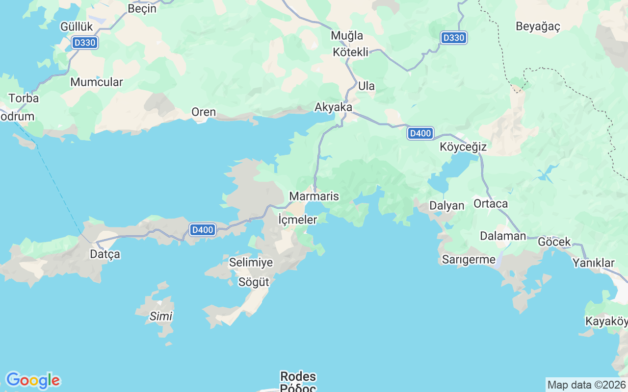 Localização do(a) Veleiro: Marmaris, Turquia