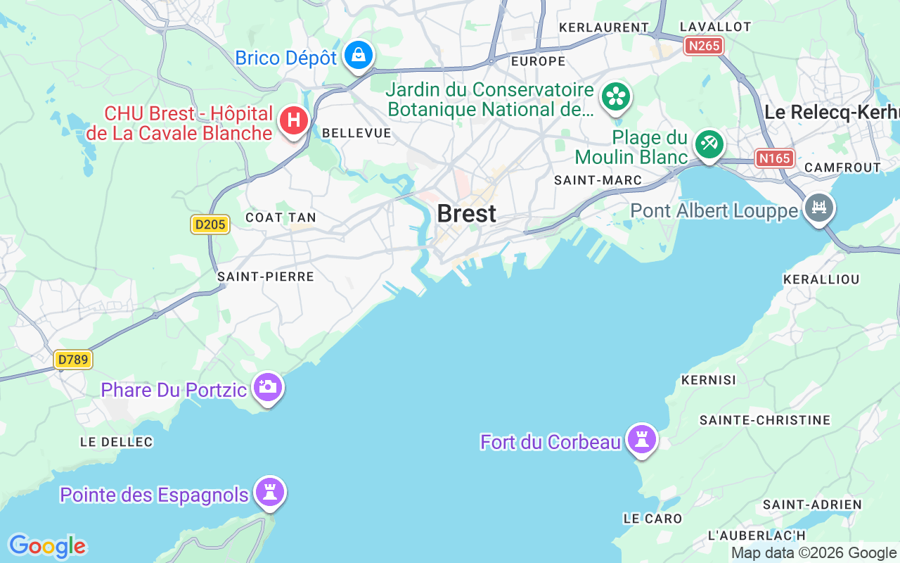 De locatie van Motorboot: Marina Du Château, Brest