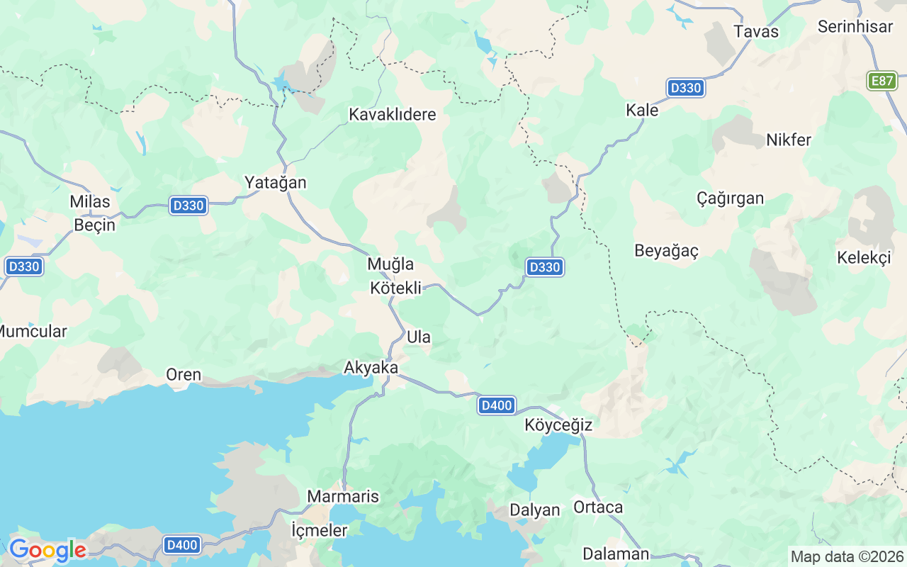 Plats för Guletbåt: Bodrum, Muğla
