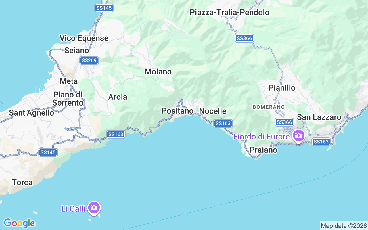 Ubicación Yate a motor: Marina De Positano, Positano