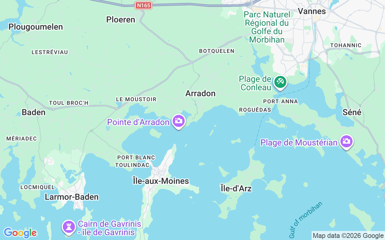 Localização do(a) Lancha: Arradon, França