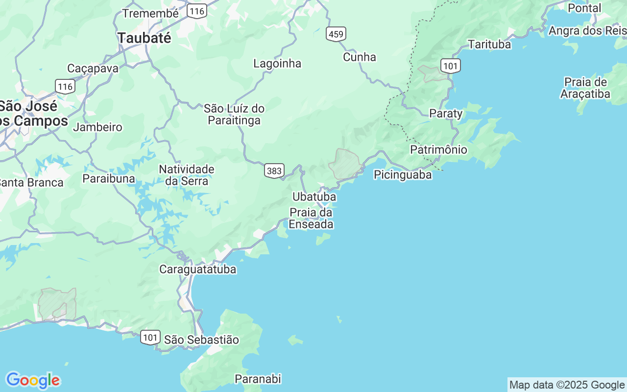 Emplacement du Voilier: Saco Da Ribeira, Ubatuba - État De São Paulo
