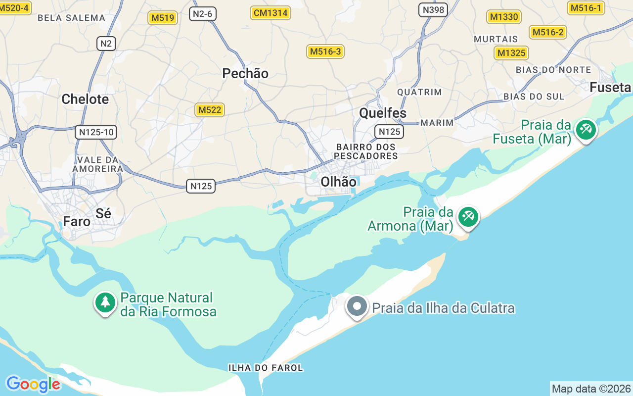 De locatie van Motorboot: Olhão, Portugal