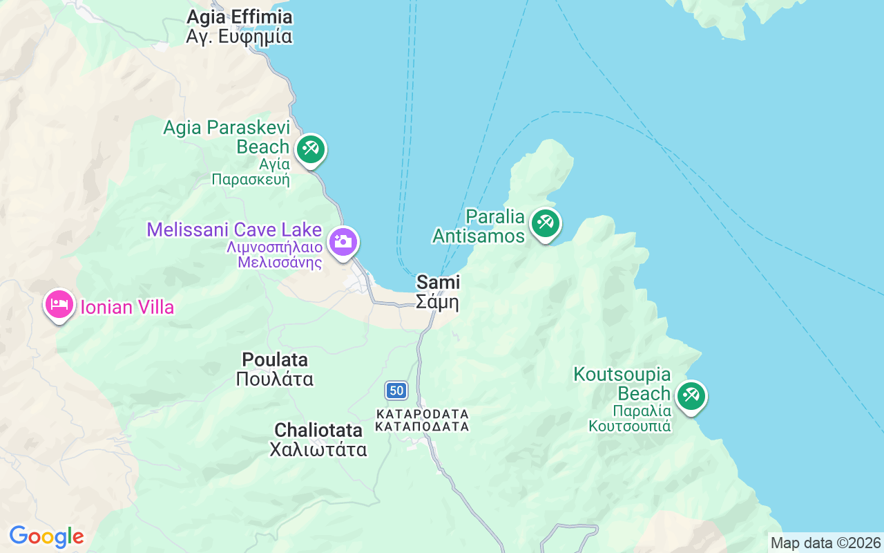 Location of the Sailboat: Sami Marina, Sami