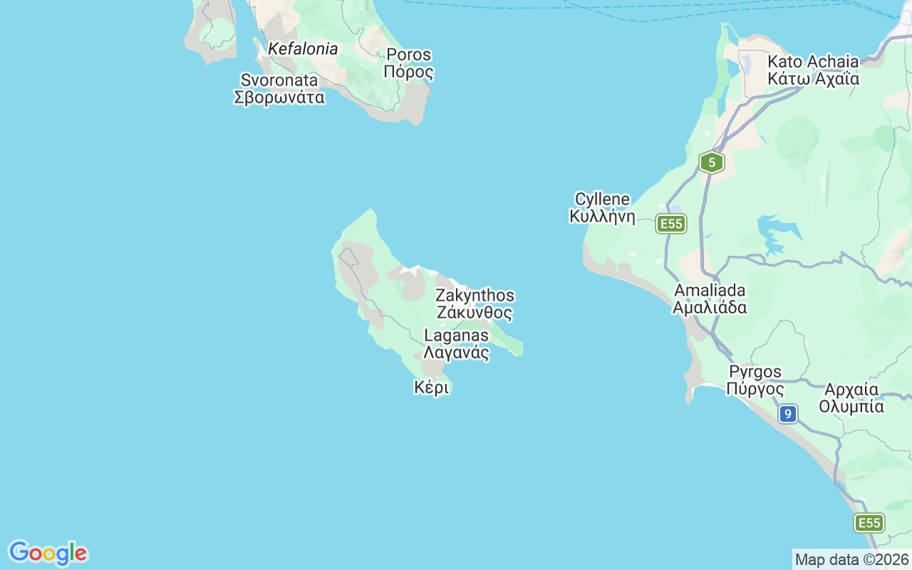 De locatie van Motorboot: Tsilivi, Planos 291 00