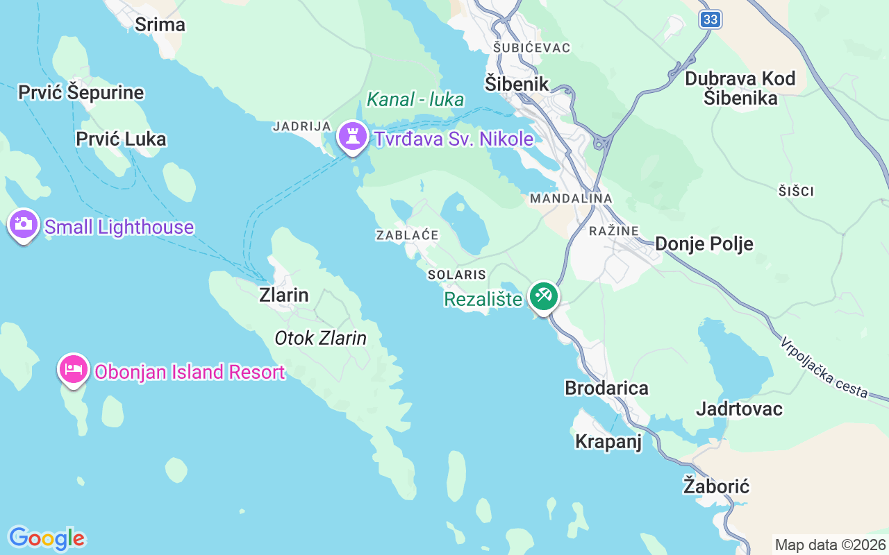 De locatie van Motorboot: Solaris Yacht Marina, Grad Šibenik