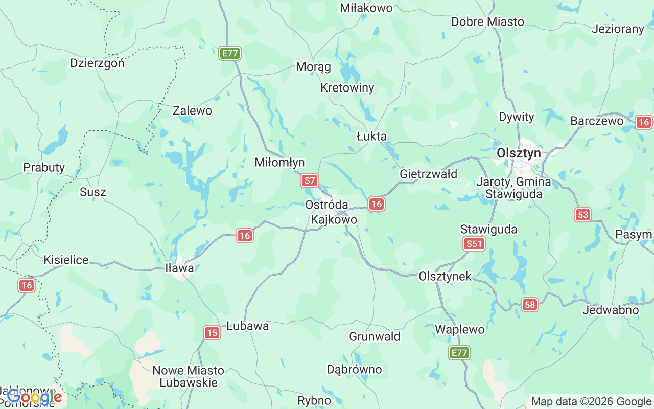 De locatie van Motorboot: Ostróda, 14-100 Ostróda