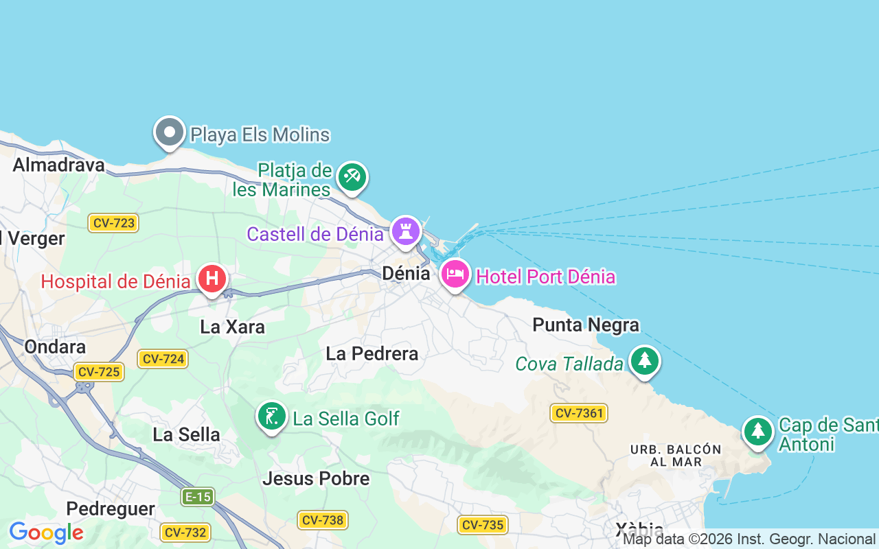 Liegeplatz Motorboot: Real Club Nautico Denia, Dénia