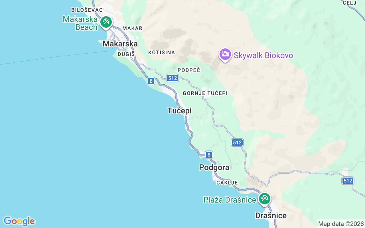 Ubicación Lancha: Marina Tucepi, Tučepi