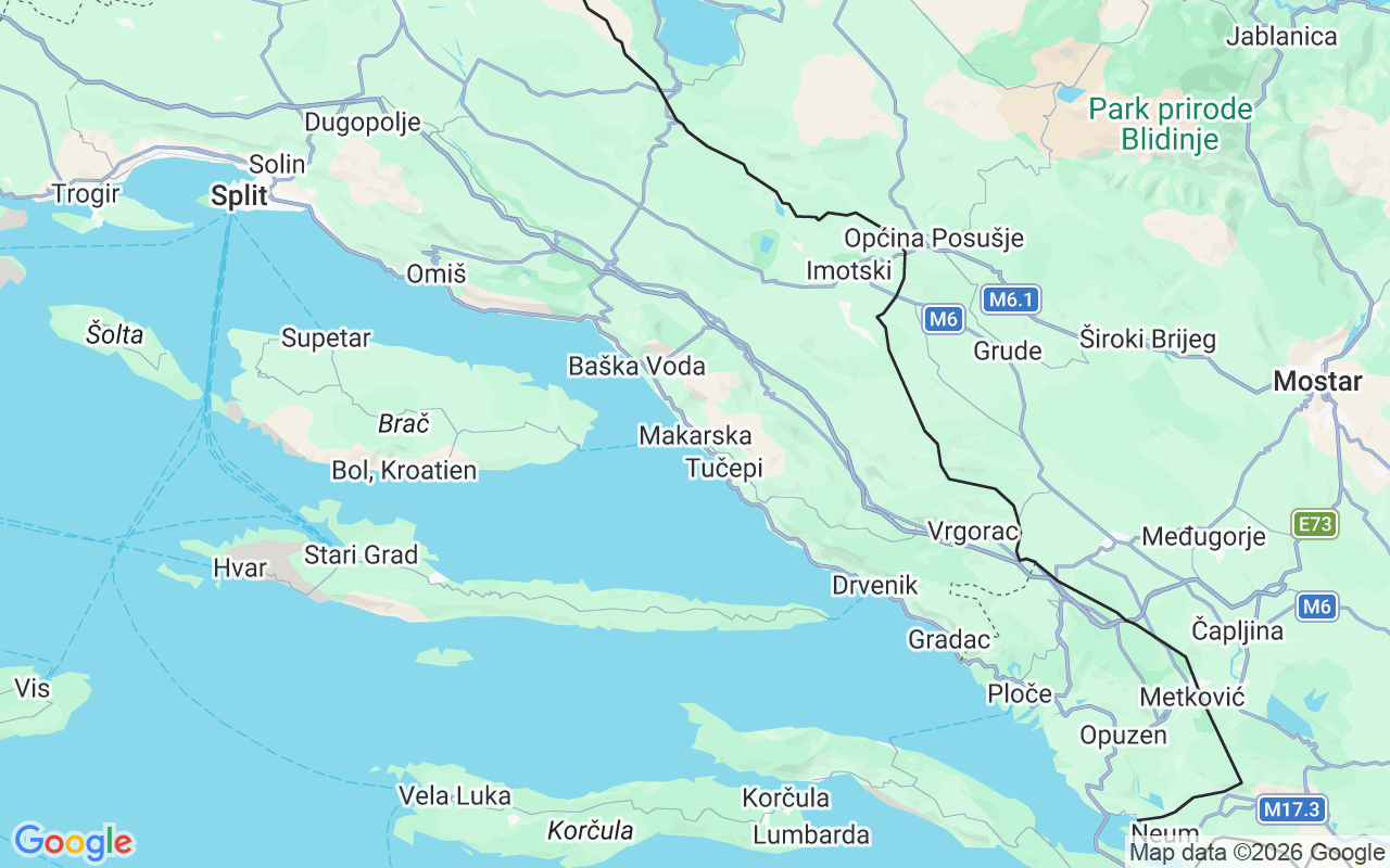 Plats för Motorbåt: Makarska, 21300