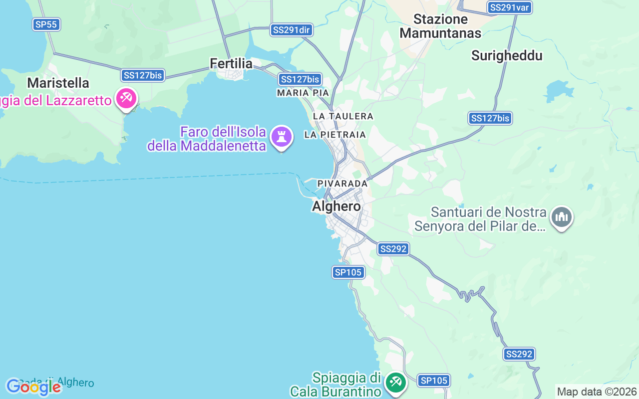Emplacement du Voilier: Porto Di Alghero, Sardaigne