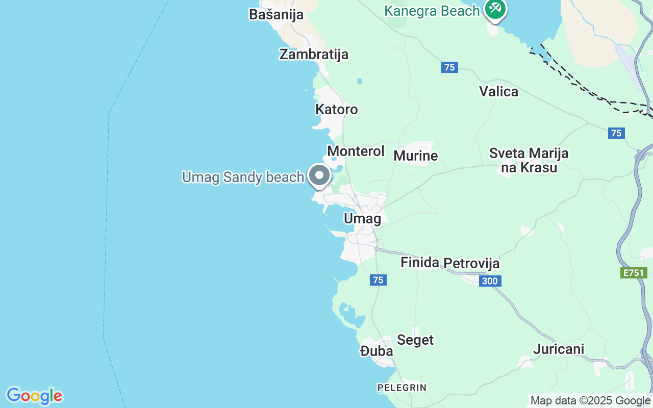 Plats för Motorbåt: Umag, Kroatien
