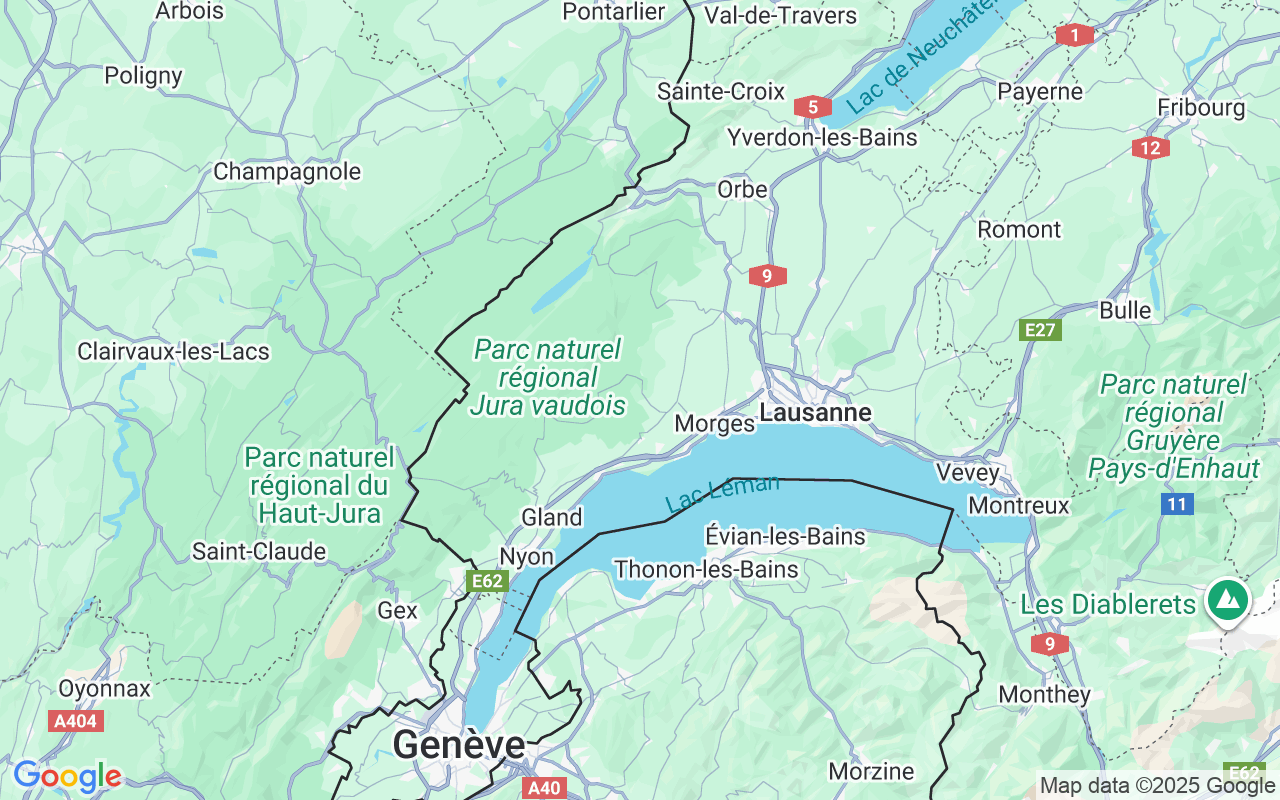 Plats för Motorbåt: Bief, Morges District
