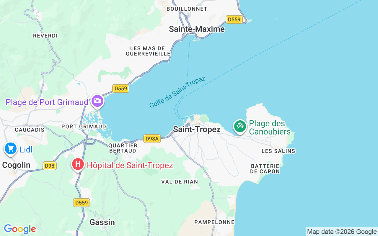 Emplacement du Semi-rigide: Nouveau Port De Saint-Tropez, 83990 Saint-Tropez