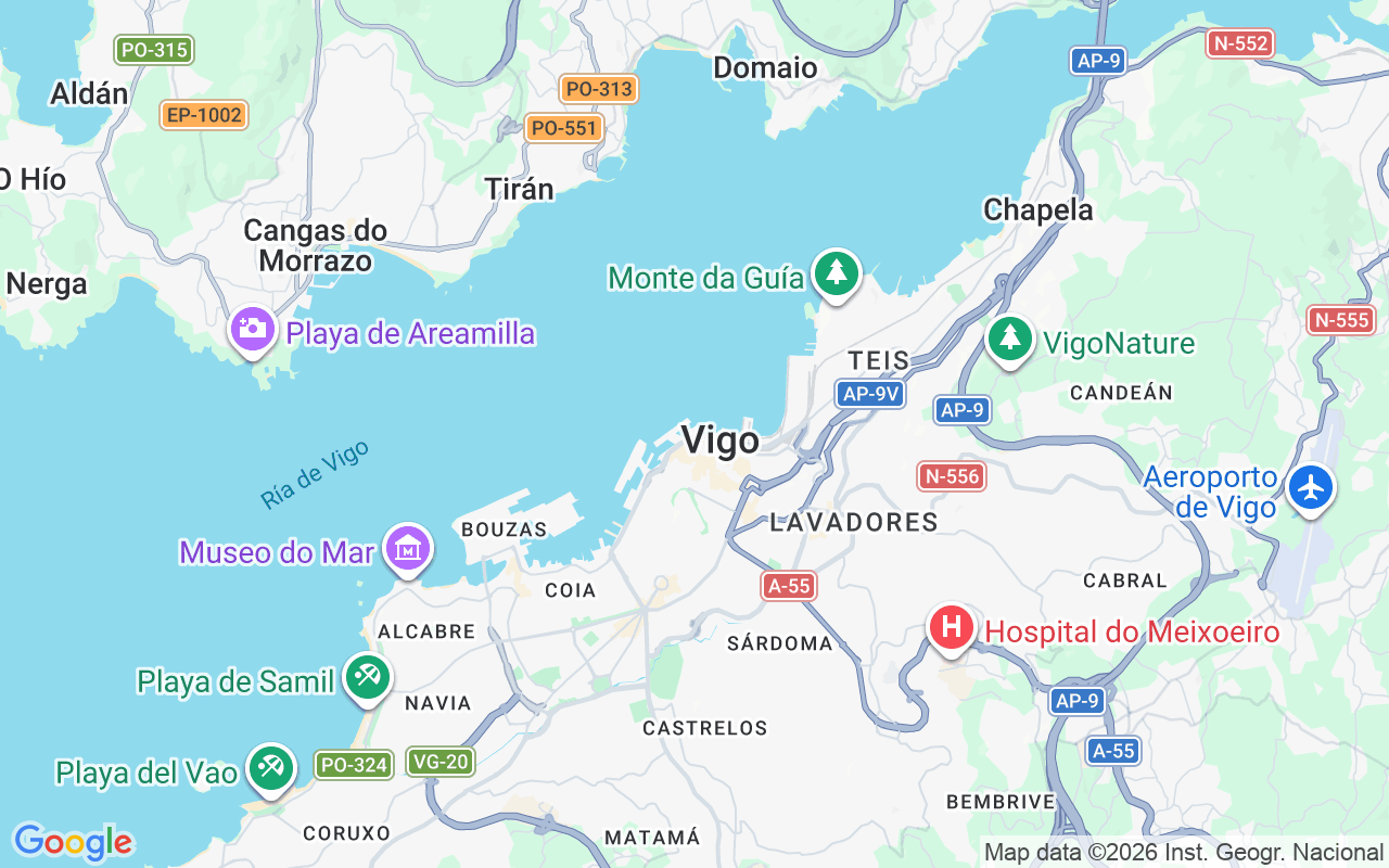 Plats för Motorbåt: Vigo, Spanien