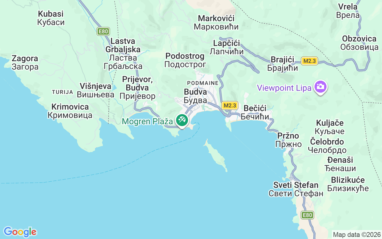 De locatie van Motorboot: Budva, Budva