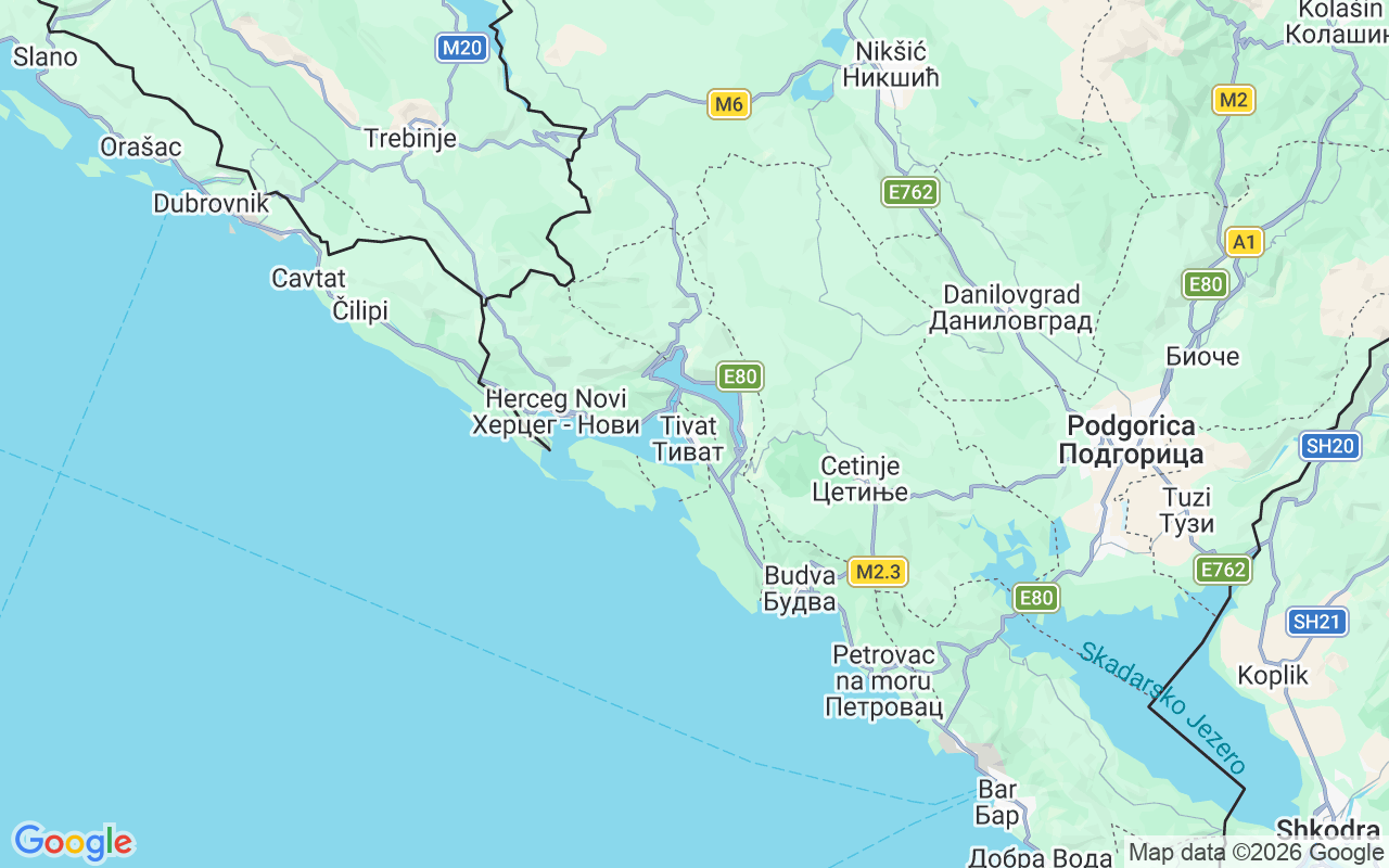 Liegeplatz Motorboot: Tivat, Tivat