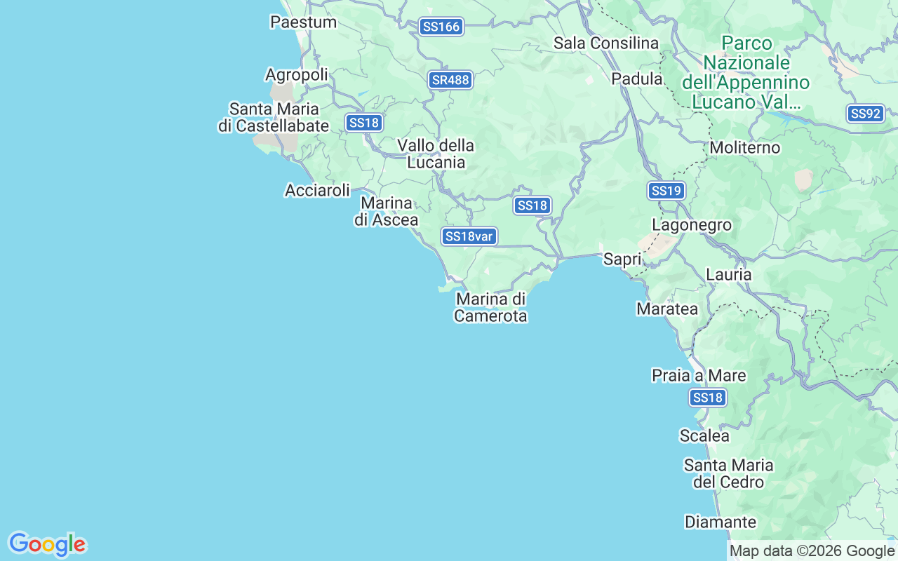 Emplacement du Semi-rigide: Palinuro, Palinuro