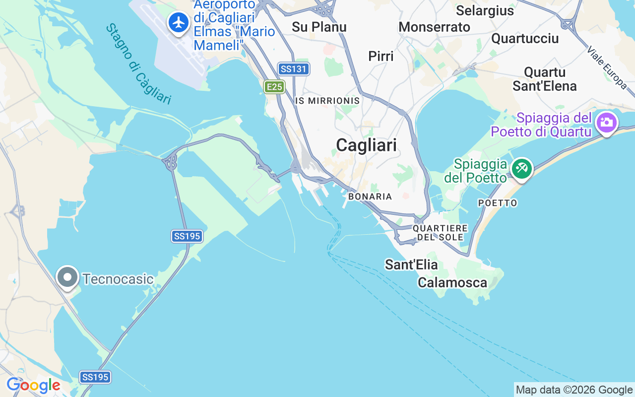 Emplacement du Semi-rigide: Cagliari, Italie