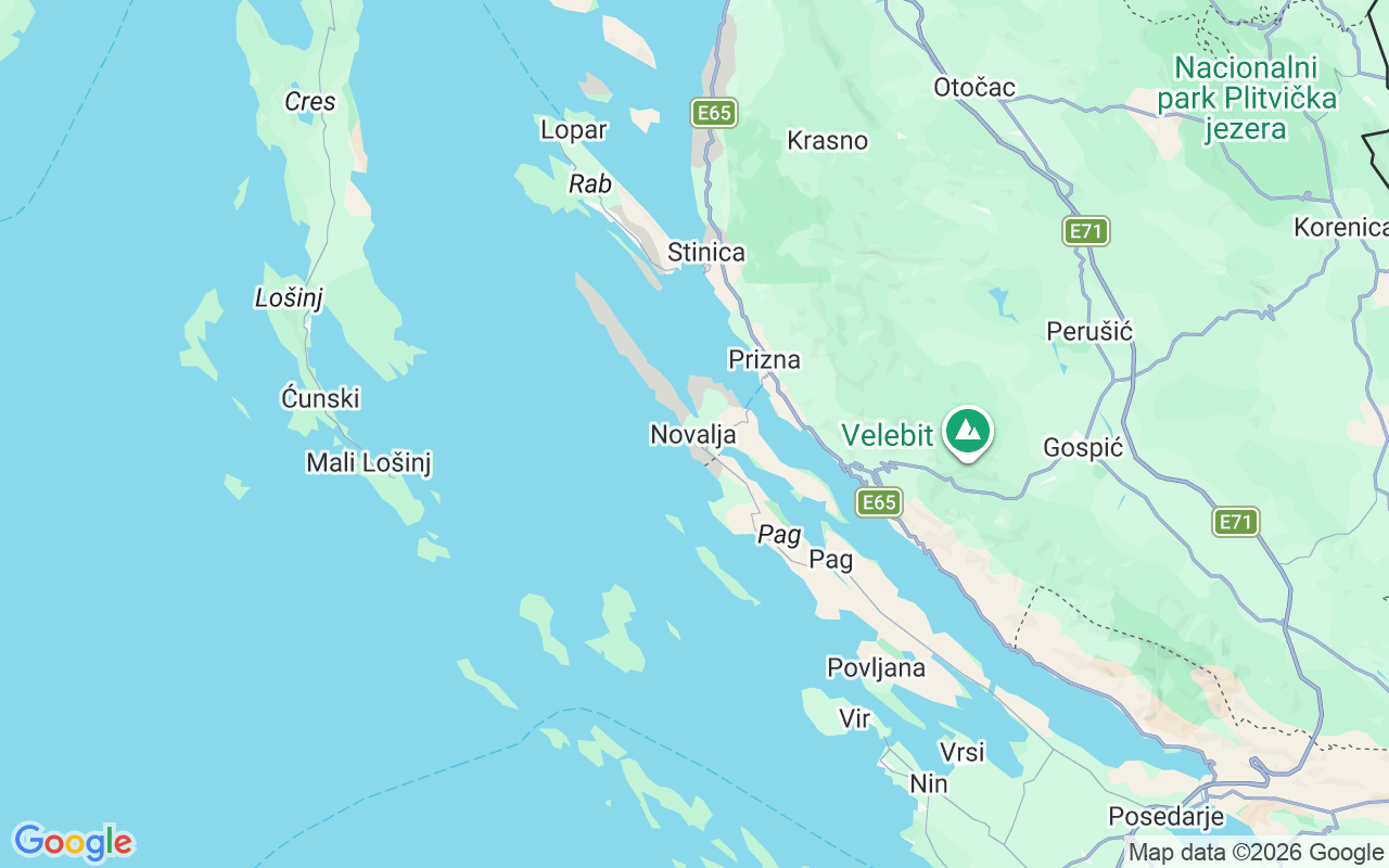 Liegeplatz Motorboot: Stara Novalja, Novalja