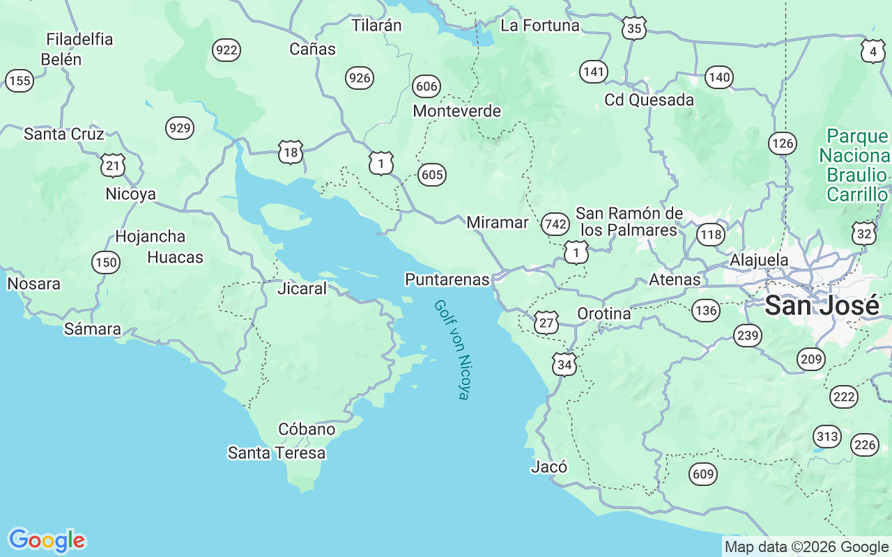 Liegeplatz Motorboot: Puerto De Puntarenas, Provinz Puntarenas