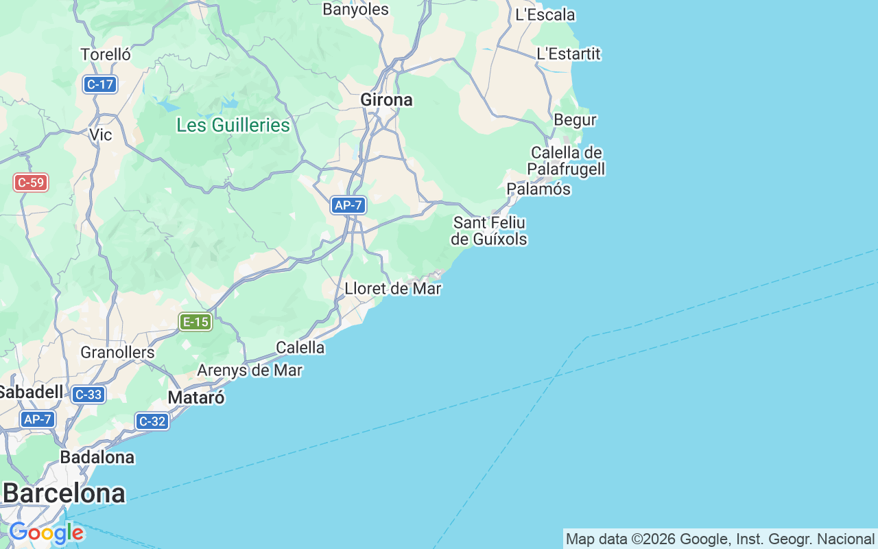 Location of the RIB: Mar Menuda, 17320 Tossa De Mar