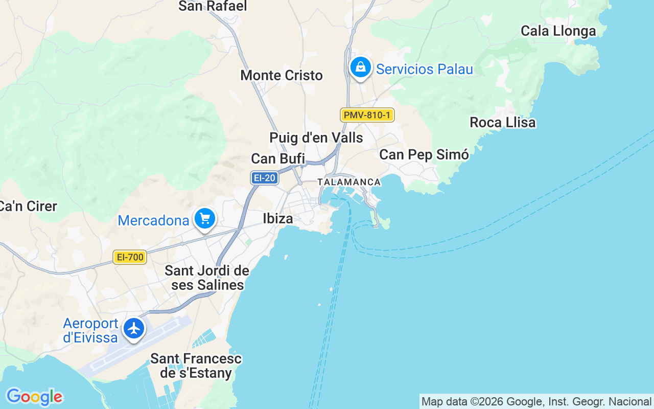 Emplacement du Catamaran: Ibiza Magna, Ibiza