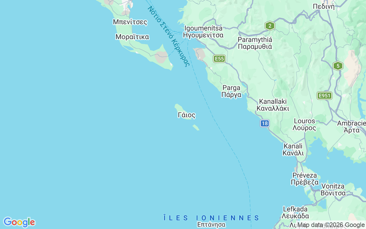 Emplacement du Bateau sans permis : Lakka, Paxos