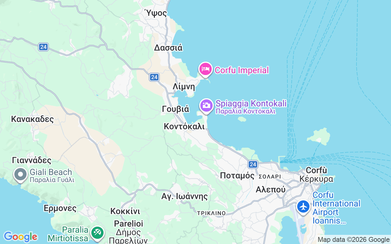 Luogo Barca a motore: Gouvia Marina, Corfù