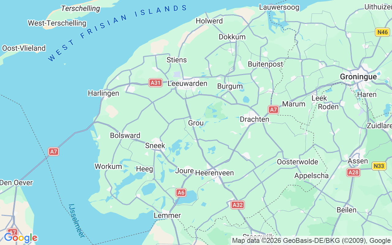 Emplacement du Bateau sans permis : Akkrum, Grou