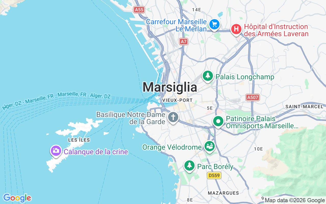 Luogo Gommone: Vieux Port, Marsiglia