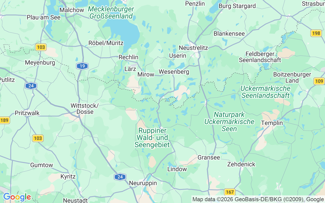 Emplacement du Péniche: Marina Wolfsbruch, Kleinzerlang