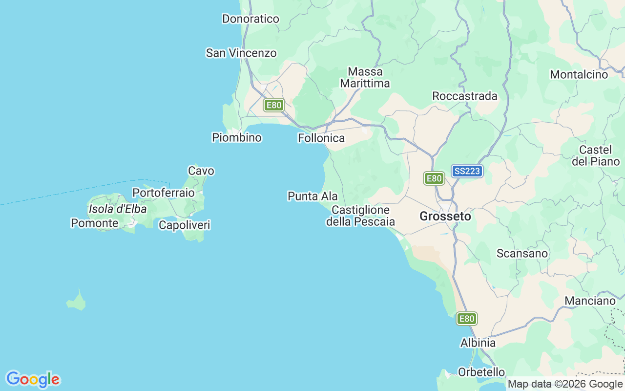 De locatie van Zeilboot: 58043 Punta Ala, Italië