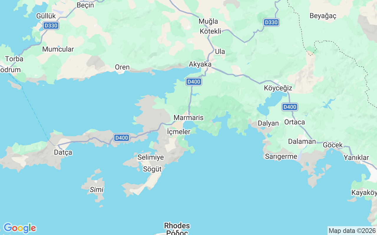Location of the Motorboat: Adakoy Marina, Marmaris